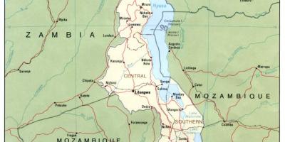 Malawian नक्शा