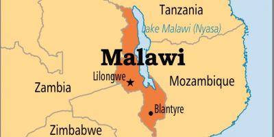 नक्शे के लिलोंग्वे मलावी